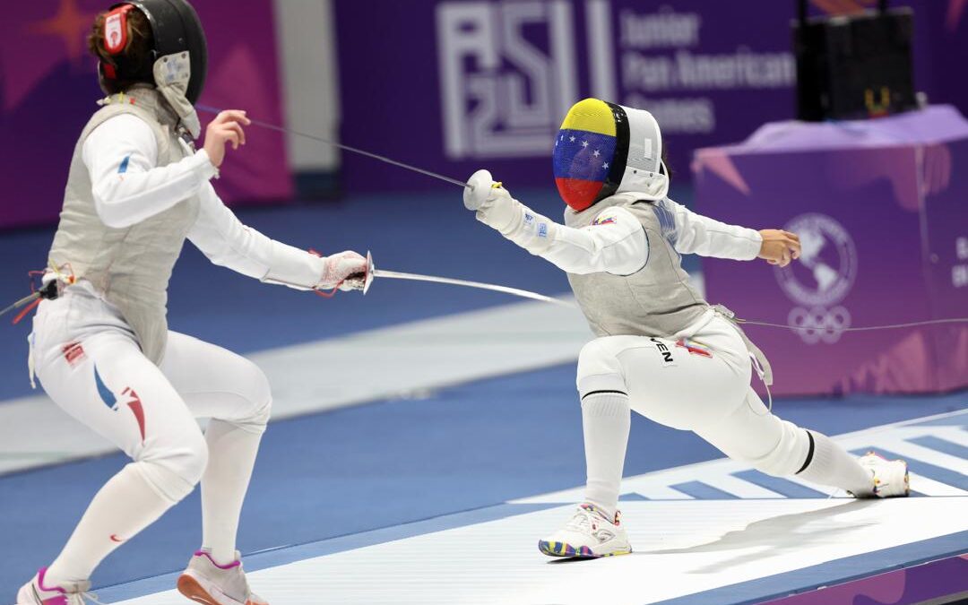 Natalia Machado tuvo una actuación casi perfecta en esgrima