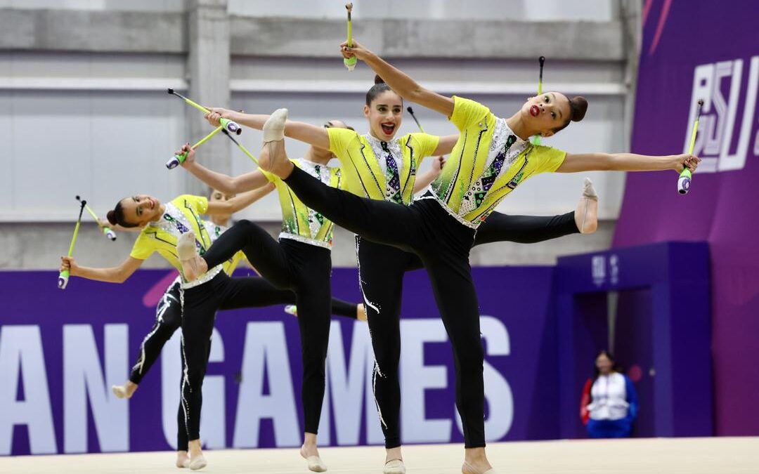 Gimnasia rítmica con buenas sensaciones