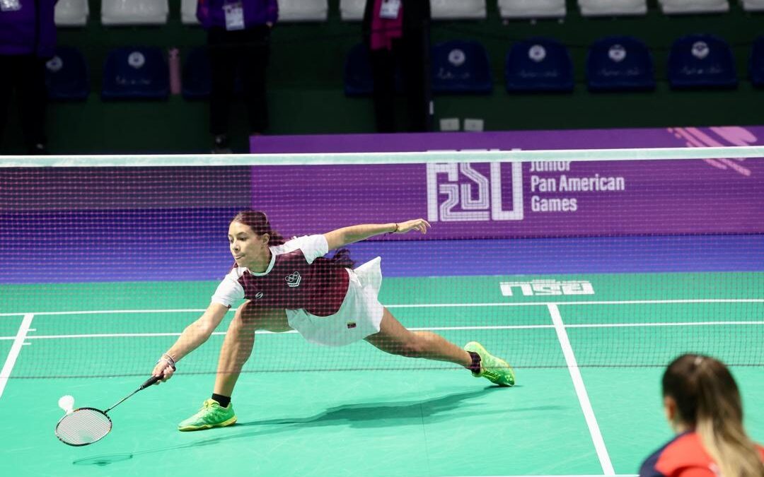 Mariángel García se ubica quinta en individual del bádminton