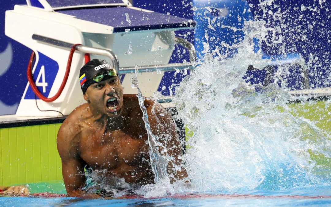 Venezuela se adueñó del liderato en el primer día de la natación