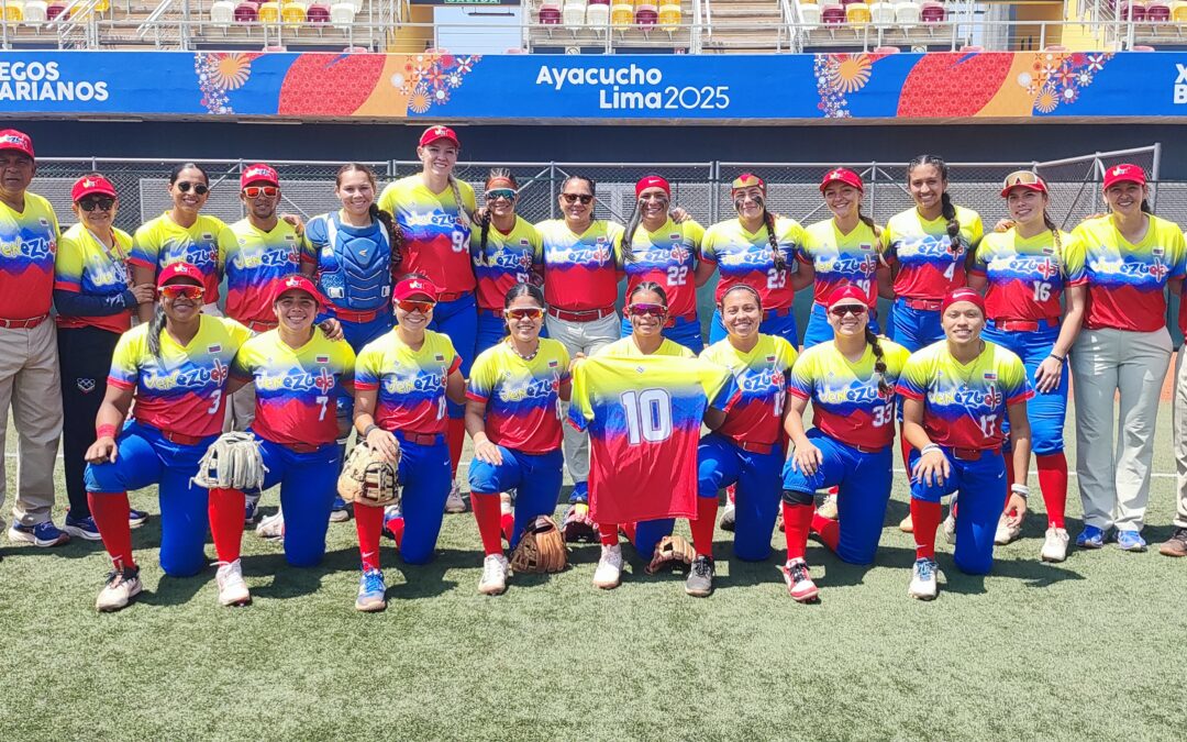 Venezuela continúa invicta en el torneo de softbol bolivariano