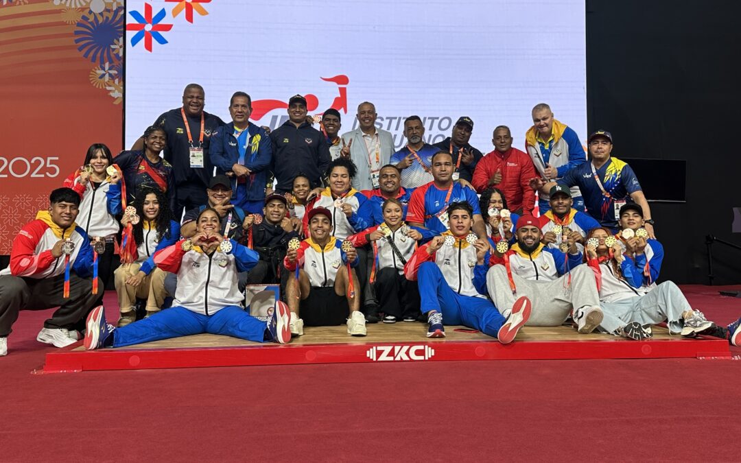 29 medallas en total le regaló las pesas al país