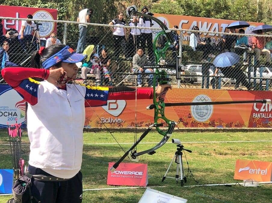 Tiro con arco a mantener el nivel bolivariano