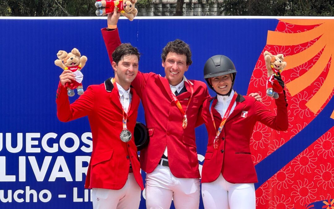 Luis Larrazábal abrió la cuenta en ecuestre