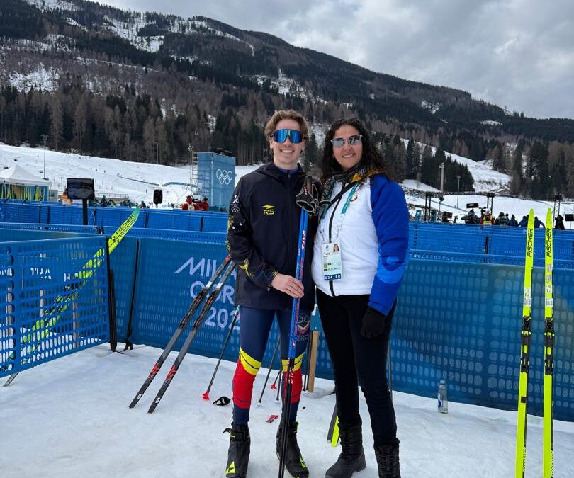 Nicolás Claveau debutó en Milano-Cortina